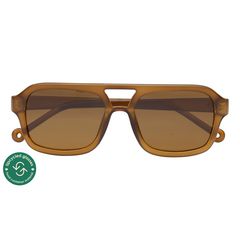 Solbriller af 100% certificeret genbrugs materiale og polariseret solglas fra Monkeyglasses. Sunglasses made of 100% upcycled plastic